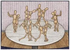 Six Couples Dancing by John Brack, 1992, watercolour, pen and ink on paper, sold May 2012