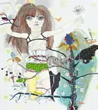 Come Forth With Love by Del Kathryn Barton, 2004, synthetic polymer paint, gouache, watercolour and pen and ink on canvas, offered May 2012