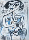 Standing Nude (Tp130) by Tony Tuckson, 1952-56, oil on board, sold May 2012