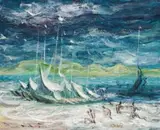 Lakatois, Koki by William Dobell, 1953, oil on composition board, sold May 2012