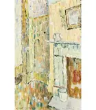 The Mantlepiece by Grace Cossington Smith, 1970, oil on composition board, sold May 2012