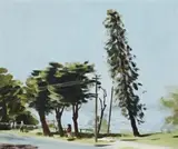 Manly, Sydney by Wilfred Hayward Veal, 1948, oil on board, offered May 2012