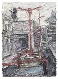Newtown Station by Nicholas Harding, 1996, oil on board, sold May 2012