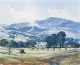 Early Morning, Glenmore by Robert Johnson, oil on canvas on board, sold May 2012