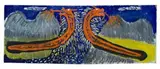 Garimala by Ginger Riley Munduwalawala, 1994, synthetic polymer paint on composition board, offered Apr 2012