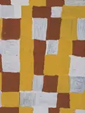 Jilamara by Timothy Cook, 2008, natural earth pigments on paper, sold Apr 2012