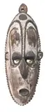 c.1960 by Ancestral Mask, carved wood with traces of white, blue and red pigment, offered Apr 2012