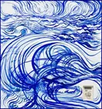 To Repeat Without Repeating by Brett Whiteley, 1973, oil on plywood with ink and seashell, sold May 2007