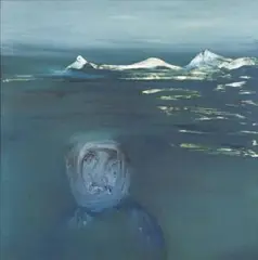 Antarctic Explorer by Sidney Nolan, 1964, oil on composition board, sold May 2007