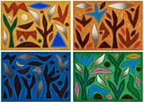 The Four Seasons by John Coburn, 1994, oil on canvas (4), sold May 2007