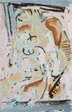 Mother And Child by Ian Fairweather, c.1956, gouache on paper, sold May 2007