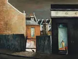 Sunday Evening by Sali Herman, 1956, oil on canvas, sold May 2007