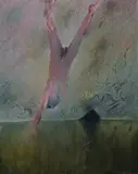 Figure Falling, Shoalhaven by Arthur Boyd, 1976, oil on canvas, offered May 2007