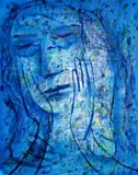 Face by Charles Blackman, 1965, oil on canvas, sold May 2007