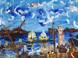 The Old Lighthouse by John Perceval, oil on canvas, sold May 2007