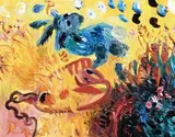 Rabbit Caught In A Trap by John Perceval, oil on canvas, offered May 2007