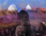 The Journey by Sidney Nolan, spray enamel and oil on canvas, sold May 2007