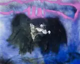 The Journey (Elephant) by Sidney Nolan, 1978, oil on canvas, offered May 2007