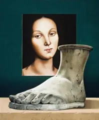 Still Life – Perugino by David Wadelton, 1996, oil on linen, sold May 2007