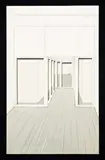 Corridor Store Front by Christo, 1966-67, print, mylar and collage on cut and folded card on painted board, sold May 2007