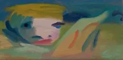 Face by Sam Fullbrook, oil on composition board, sold May 2007