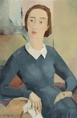 Seated Woman by Rah Fizelle, 1932-33, oil on canvas on board, sold Aug 2007