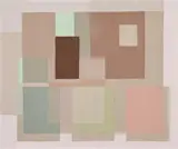Constructive Painting by Ralph Balson, c.1940-45, oil on board, sold Aug 2007