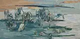The Bathers by John Passmore, 1951, oil on composition board, sold Aug 2007