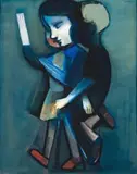 Illusion Of Children by Charles Blackman, c.1965, oil on composition board, sold Aug 2007