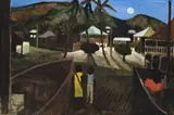 Cairns Waterfront by Ray Crooke, c.1965-68, oil on composition board, sold Aug 2007