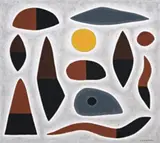 Landscape With Snake by John Coburn, 1998, oil on canvas, sold Aug 2007