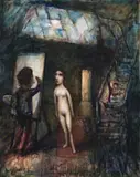 The Pose by Garry Shead, 2000-01, oil on canvas, sold Aug 2007