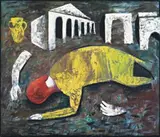 Siena Arcade by Charles Blackman, 1962, oil on composition board, offered Aug 2007