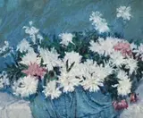 PIVOINES BLANCHES, c.1886-88 (WHITE PEONIES) by John Peter Russell, oil on canvas, sold Aug 2007