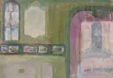 Composition by Maria Manton, 1976, Gouache, sold Sep 2024