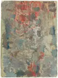 Composition by Camille Bryen, vers 1958, Gouache, sold Sep 2024