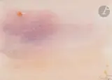Composition by René Laubies, vers 1965, Aquarelle, sold Sep 2024