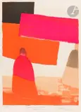 Les deux Indiennes, Mexique 1 by Bernard Cathelin, 1973, Lithographie, sold Sep 2024