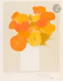 Bouquet de soucis by Bernard Cathelin, 1975, Lithographie, sold Sep 2024