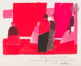 Marché d’Otavalo 2 by Bernard Cathelin, 1977, Lithographie sur Japon, sold Sep 2024