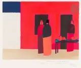 Rue à Puerto Vallarta by Bernard Cathelin, 1986, Lithographie, sold Sep 2024