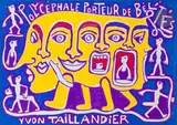 Polycéphale, porteur de bélités by Yvon Taillandier, Gouache, sold Jul 2024