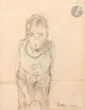 Personnage by Jean Rustin, Crayon, sold Jun 2024