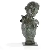 Étude de buste n° 1 by Georges Jeanclos, 1982, Épreuve en bronze à patine brun-vert, sold Jun 2024