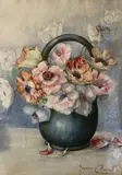 Nature morte by Jeanne Chaput, Aquarelle, sold Apr 2021