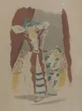 Composition by Maurice Brianchon, Lithographie, sold Feb 2021