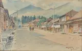 Scène de vie à Nikko by Tōjirō Ōshita, 1892, Aquarelle sur papier, sold Dec 2020