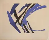 Grand vol bleu by Robert Wogensky, Lithographie, sold Mar 2020