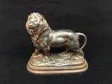 Lion marchant by Edouard Paul Delabriere, Bronze, sold Mar 2020