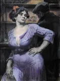 Scène de bar by Kurt Peiser, Pastel, sold Mar 2018